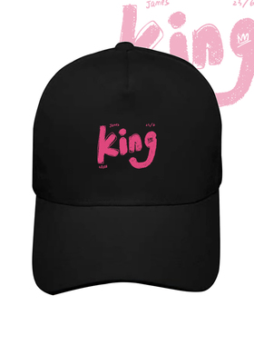 篮球湖人队詹姆斯历史得分王38388手印花棒球帽运动训练鸭舌帽子