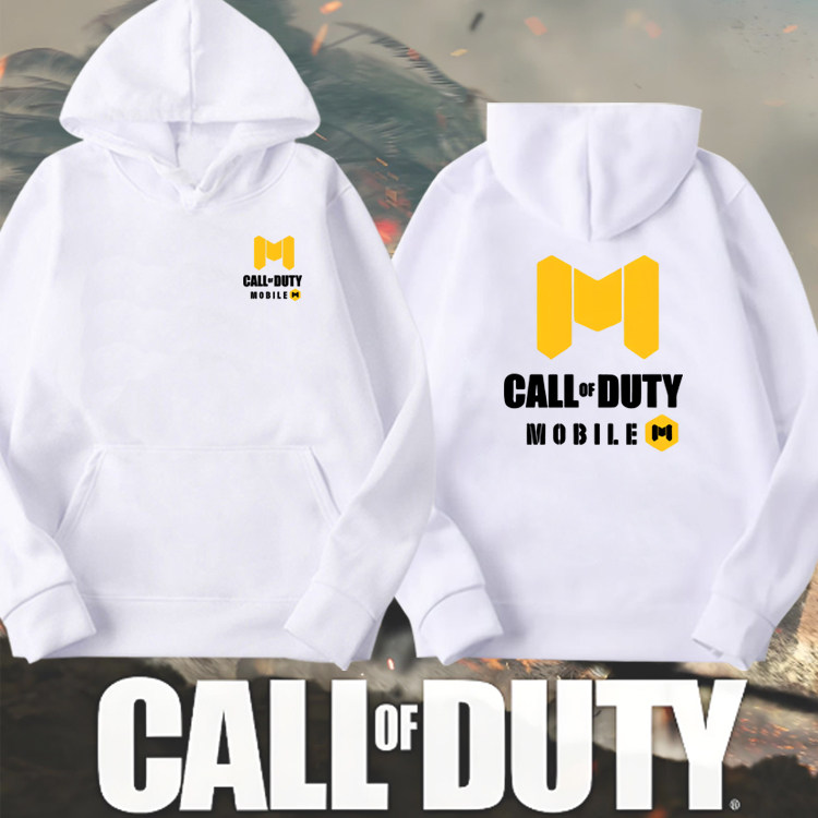 使命召唤CODM上衣手游幽灵手机游戏周边男女潮流宽松印花连帽卫衣