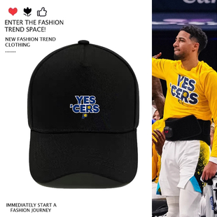 步行者2025季后赛哈里伯顿出场服棒球帽篮球运动纯棉圆顶鸭舌帽潮