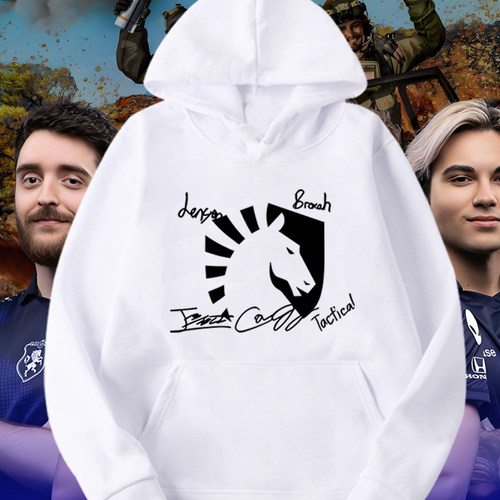Team Liquid战队队服dota2液体Ti14比赛印花连帽卫衣男女宽松上衣