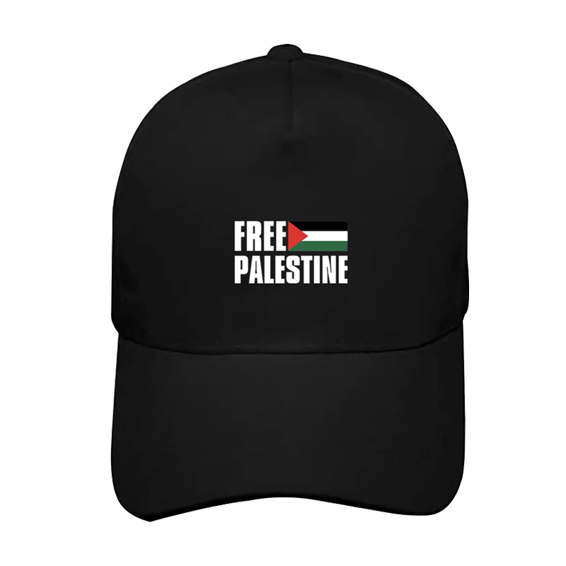 Free Palestine声援巴勒斯坦反战爱与和平男女印花棒球帽遮阳帽子