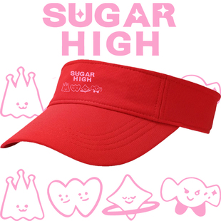 王心凌SugarHigh演唱会同款粉丝应援男女周边印花空顶帽鸭舌帽子