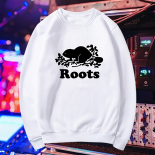 THE ROOTS乐队复古经典欧美说唱嘻哈hiphop印花圆领卫衣宽松上衣