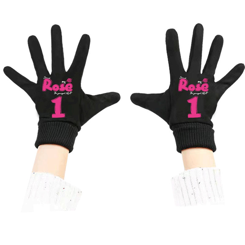 男女手套Rose罗斯1号印花