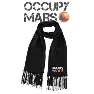 马斯克同款占领火星OCCUPY MARS SpaceX印花围巾秋冬保暖围脖披肩