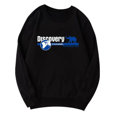 休闲印花定制圆领卫衣上衣