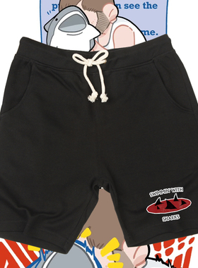 Sharks梦龙乐队演唱会Imagine Dragons应援周边印花宽松男女短裤