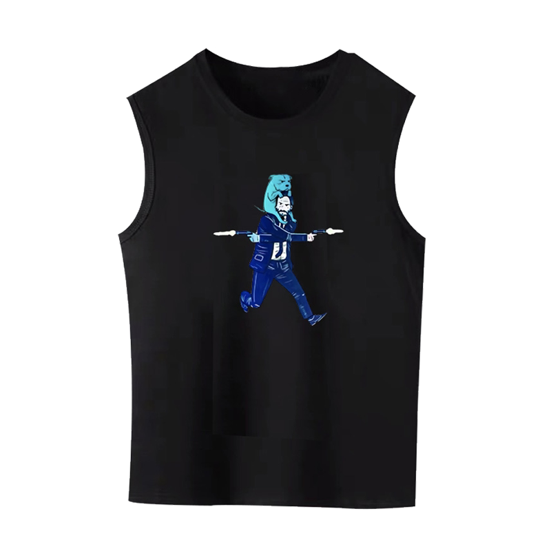 疾速追杀4夏季宽松无袖背心