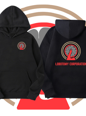 脑叶公司周边同款Lobotomy Corporation男女印花宽松运动连帽卫衣