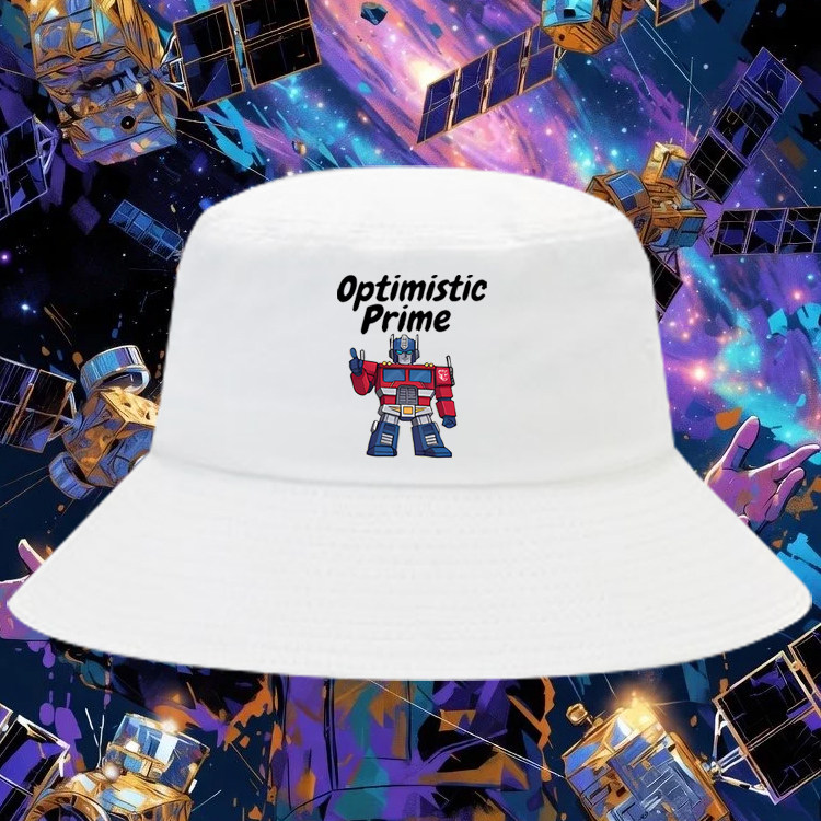 马斯克新采访同款变形金刚擎天柱机器人占领火星印花遮阳出游盆帽