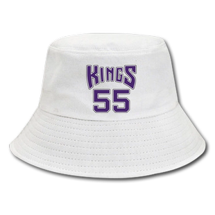 国王队白巧克力威廉姆斯55号佩贾16号男女印花渔夫帽百搭出游盆帽