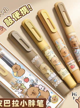 英雄牌磁吸钢笔可替换吸墨式蓝黑色墨囊钢笔小学生专用三四年级的儿童学生专用练字钢笔二升三初学者暗尖钢笔