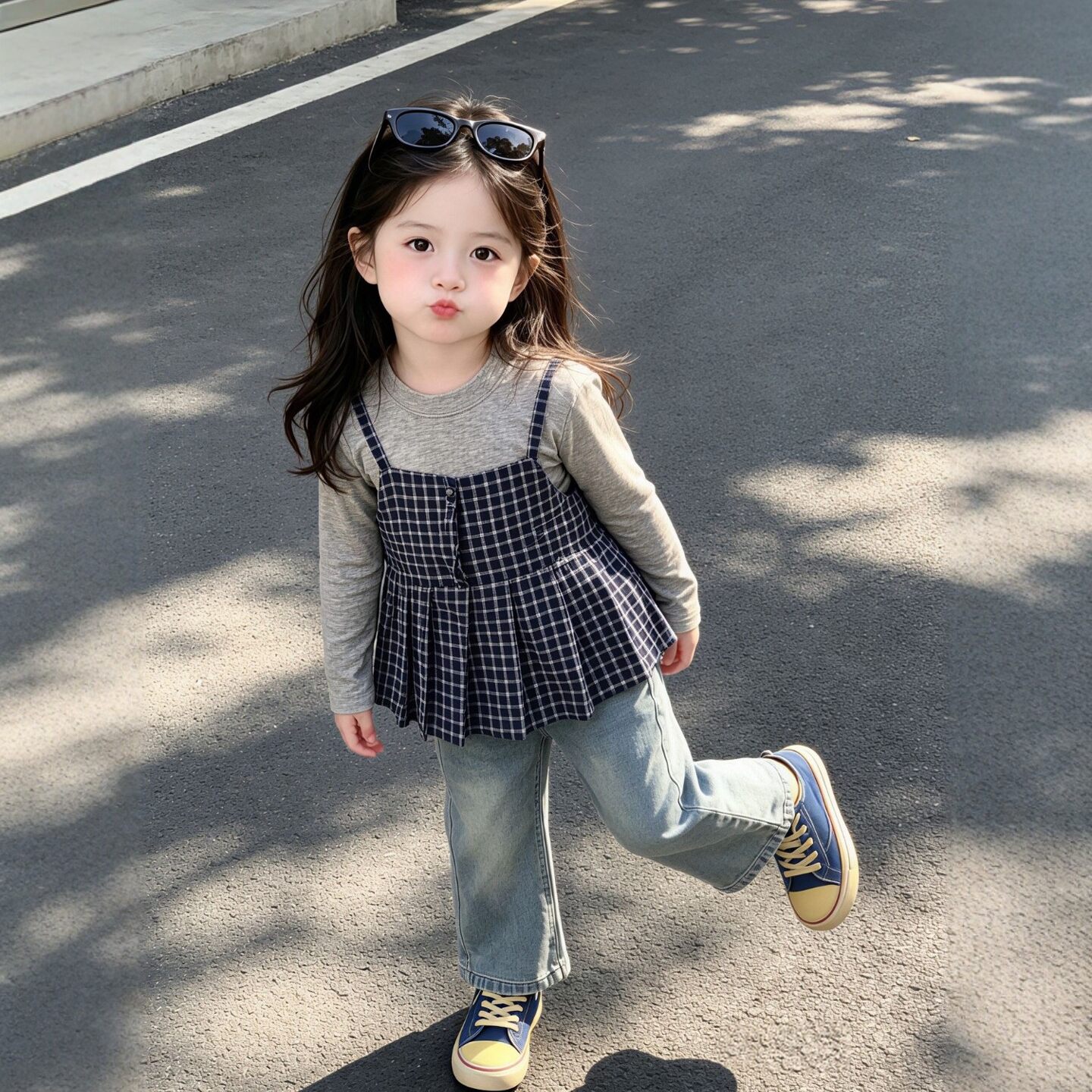 女童套装2026秋季新款儿童洋套装