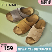 女勃肯鞋 天美意夏季 拖鞋 休闲百搭文艺复古凉鞋 KK020BH5 新款