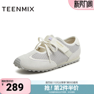 天美意春新款商场同款休闲户外运动芭蕾鞋女单鞋BL591CQ5