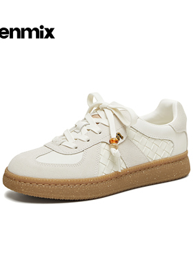 天美意2026春新款商场同款潮流拼色阿甘德训鞋女休闲鞋CEL25AM6