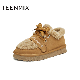 天美意冬新款 疯狂动物城联名保暖女雪地靴CNA20DM4 商场同款
