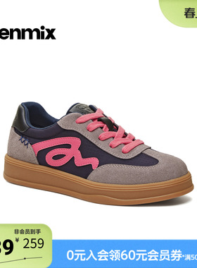 天美意2026春新款运动休闲复古百搭户外阿甘鞋女德训鞋KG157AM6