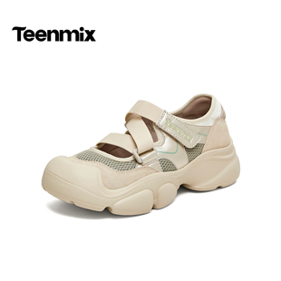 休闲鞋 CKY08AQ6 运动休闲魔术贴厚底户外女时尚 天美意2026春新款