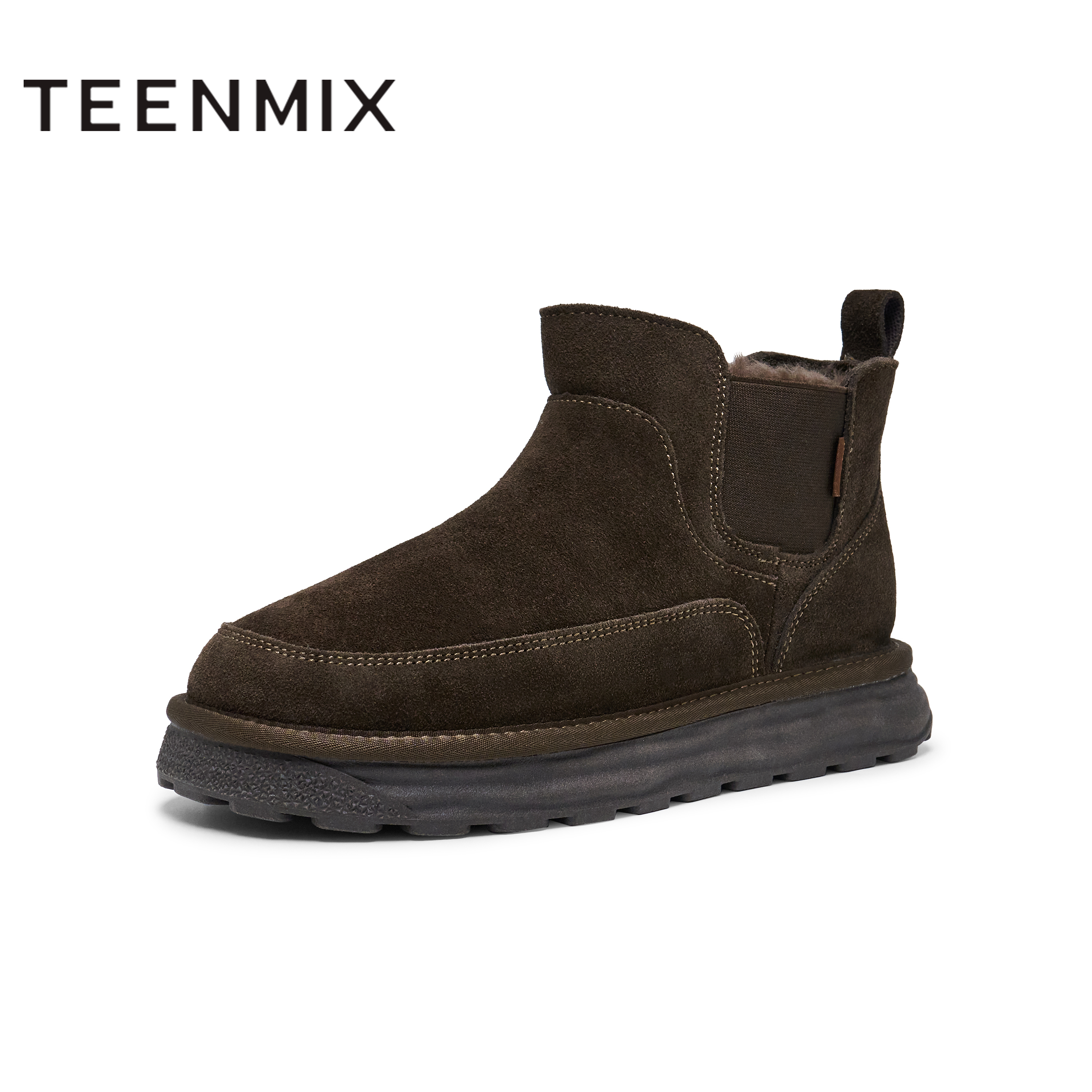 天美意冬新款商场同款英伦风复古时尚男休闲鞋C2T42DD4