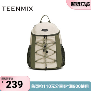 天美意冬新款 运动旅行大容量女双肩包X3183DX5 商场同款