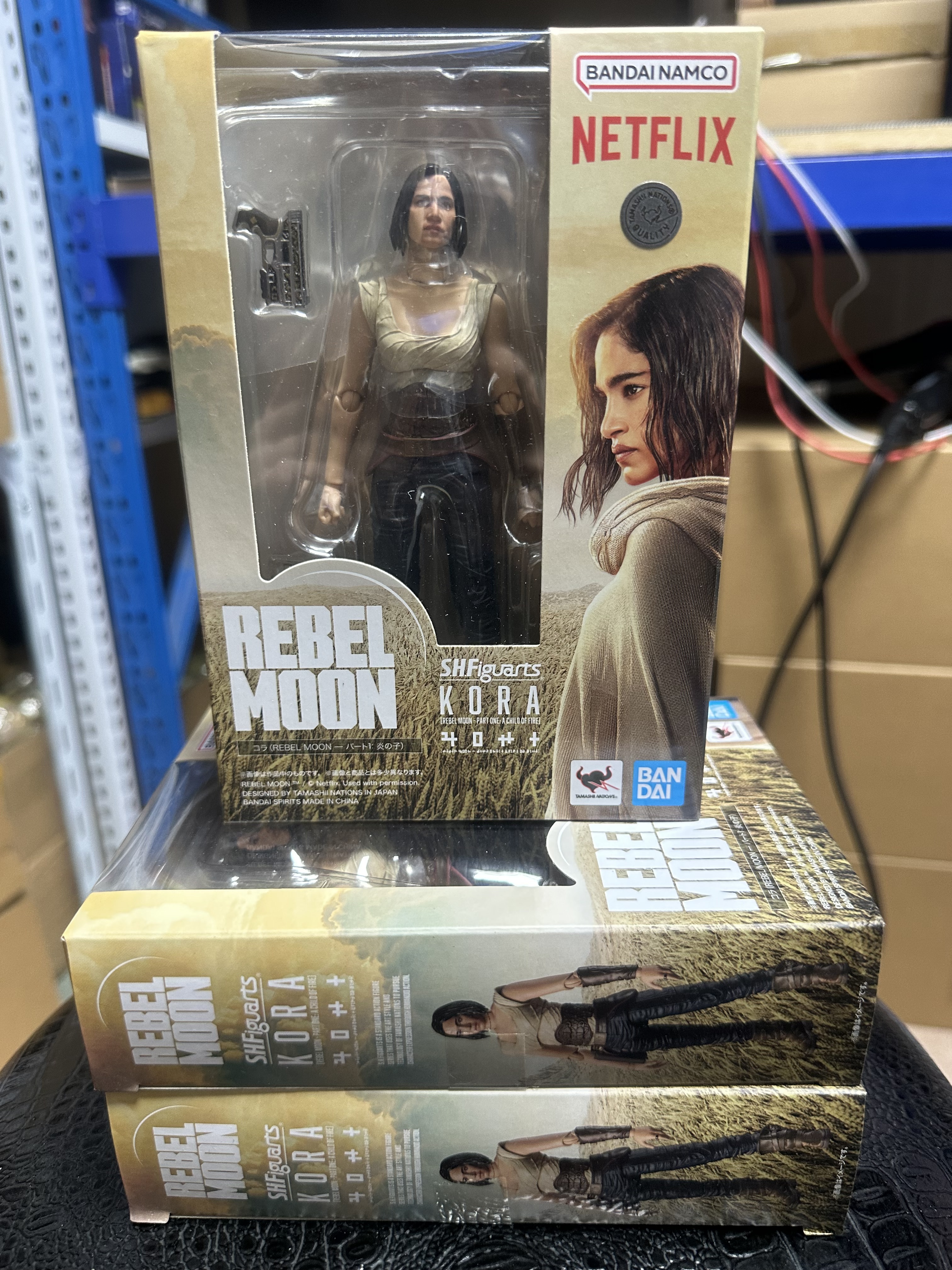 全新现货万代SHF反叛之月 火之女 科拉 机器人 卫星叛军月球叛军