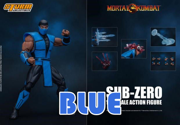 全新即发 storm toys 1/12 真人快打系列 sub zero 零度