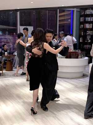 LA Cumparsita 阿根廷探戈舞裙 蕾丝显瘦包臀连衣裙