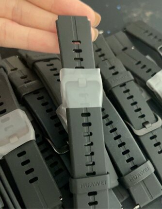 华为手环b7原装表带时尚版真皮硅胶运动摩卡棕智能B6通用原厂配件