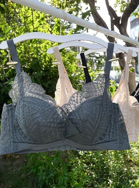 凤起秀美无钢圈养护文胸小胸中厚杯聚拢防下垂内衣66903