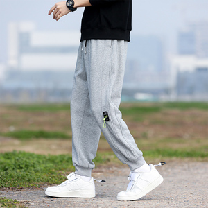 新款大码裤50%潮男青年网红休闲裤卫裤束脚裤2253p48图片