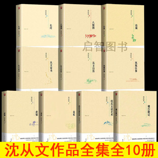 小说精选沈从文谈艺术从文家书从文自传八骏图虎雏边城等适合青少年学生阅读中国现代文学书 沈从文代表性 正版 全10册沈从文全集