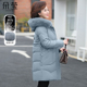洋气羽绒服女时尚 新款 中长款 中老年妈妈冬装 保暖防寒服奶奶装 外套