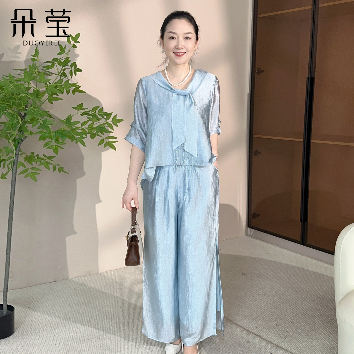 朵莹妈妈夏装时尚休闲套装新款