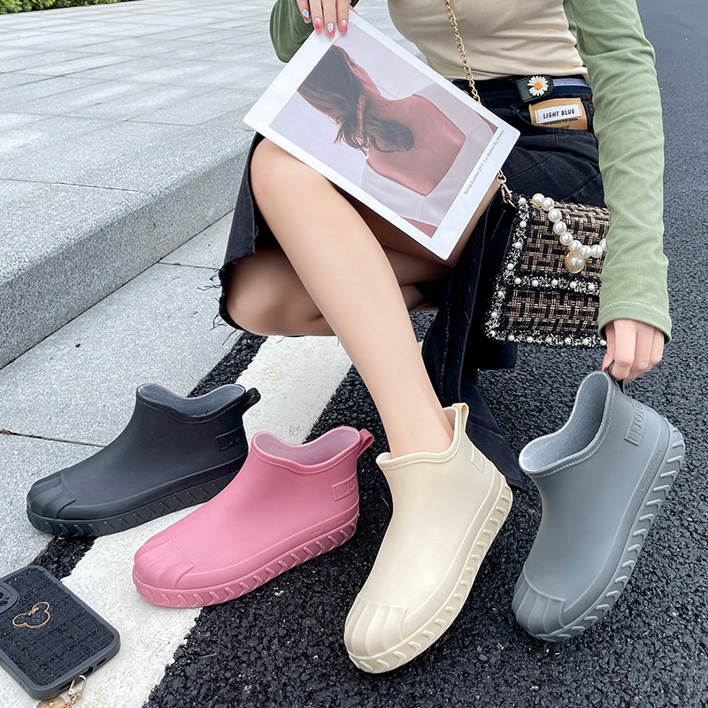 时尚女士雨鞋四季轻便外穿女防水雨厚底防滑防水女厨房涉水鞋胶鞋,女鞋,雨鞋,淘宝优惠券,粉丝福利购,淘宝优惠卷