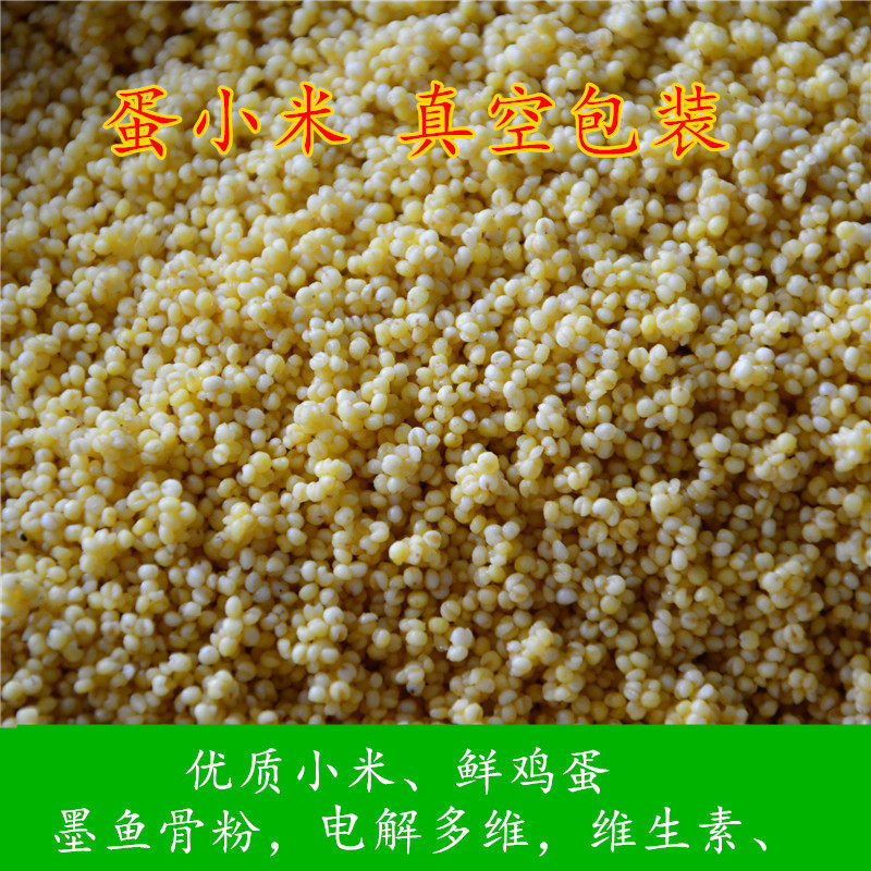 真空装鸡蛋小米催情文鸟金丝雀鹦鹉饲料雏鸟鸟食500g 3包包邮