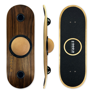 Geele专业旋转平衡板成人儿童站立办公模拟单板滑雪冲浪训练滑板