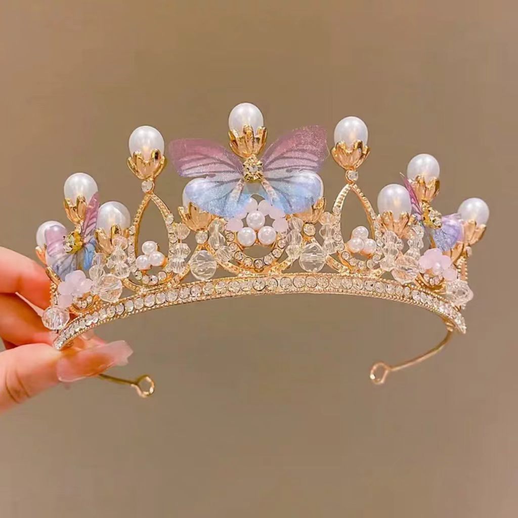 皇冠头饰儿童韩版公主可爱小女孩生日王冠女童头冠舞台走秀发饰品