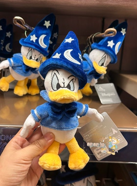 香港迪士尼米奇幻想曲系列唐老鸭魔法帽挂件公仔太阳眼镜周边