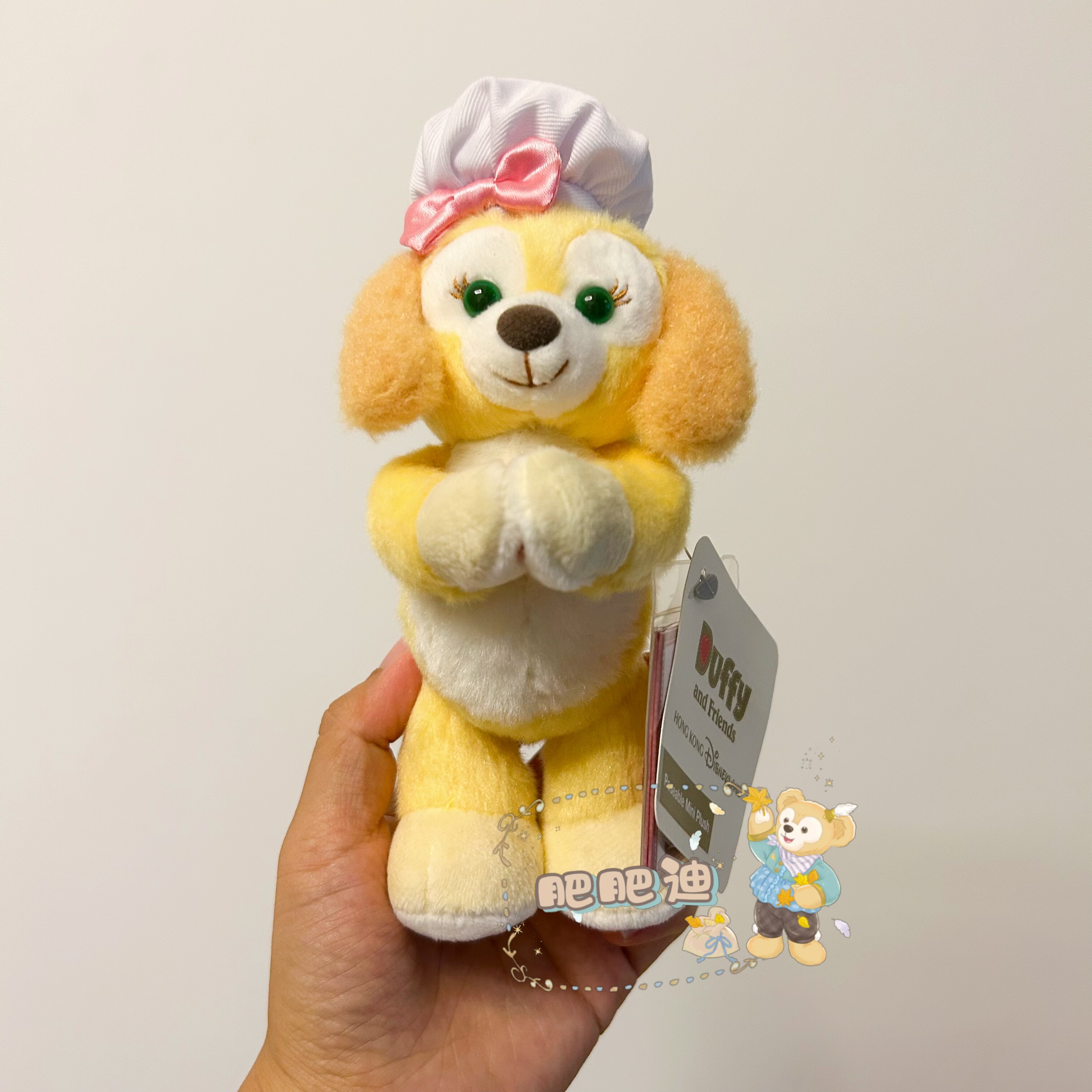 香港迪士尼可琦安olu骨架公仔玲娜贝儿星黛露手部吸磁迷你玩偶