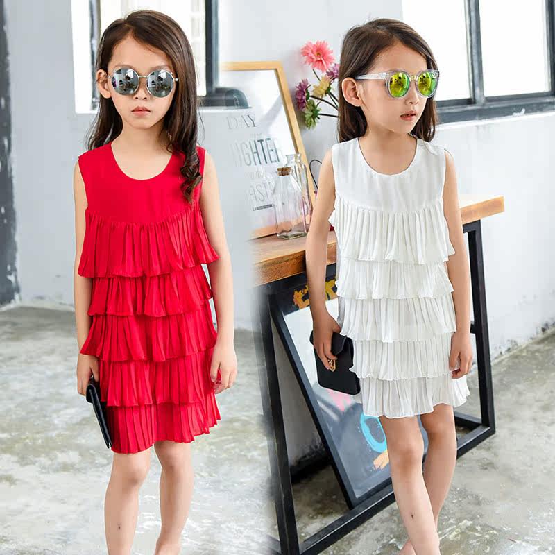 Robe enfant en mousseline de soie - Ref 2043445 Image 5