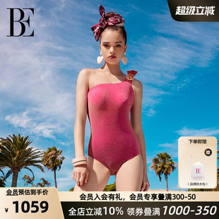 連體泳衣單肩斜肩 BE范德安QUEEN系列性感時(shí)尚 吉克雋逸同款