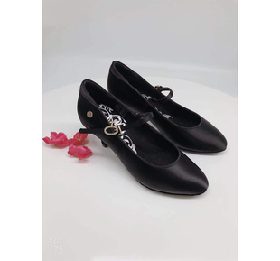 ADSMISSFUN女摩登鞋 华尔兹探戈绒面舞鞋 专业院学练 英普A5024