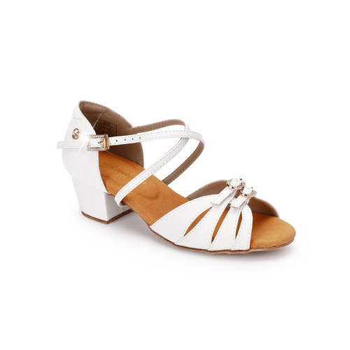 AG拉丁舞鞋儿童中跟宽松型