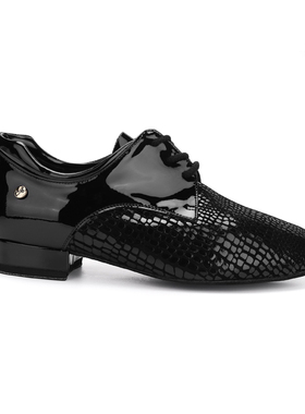 ADS舞鞋店A4018-12男摩登舞鞋直板底华尔兹探戈全片大底交际舞鞋