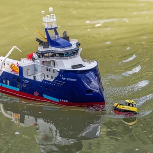 工业船  远洋拖船1:75  遥控船模套裁  激光加工  手工DLY