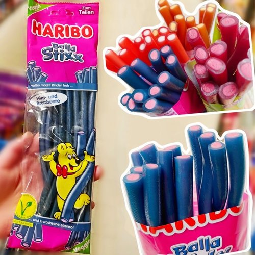 德国进口！哈瑞宝软糖长条夹心樱桃蓝莓草莓条水果糖天线绳子糖果