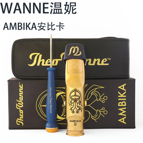 . 美国THEO WANNE温妮安比卡2降B次中音萨克斯金属笛头AMBIKA2