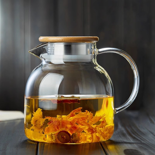 日本进口玻璃茶壶耐高温加厚电陶炉烧水家用花茶泡茶壶茶具套装