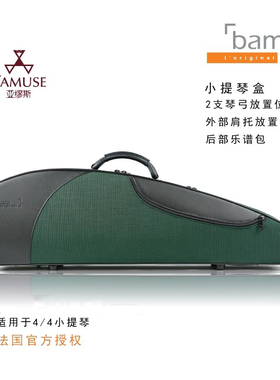 [实体店]法国bam传统系列5003S黑色深蓝色森林绿色布面小提琴盒